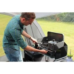 Outdoor Revolution Twin Burner Gas Stove & Grill 5 Outdoor Revolution Twin Burner Gas Stove & Grill -Vango Camping Shop cook2105 twinburnergasstovegrill l5 1