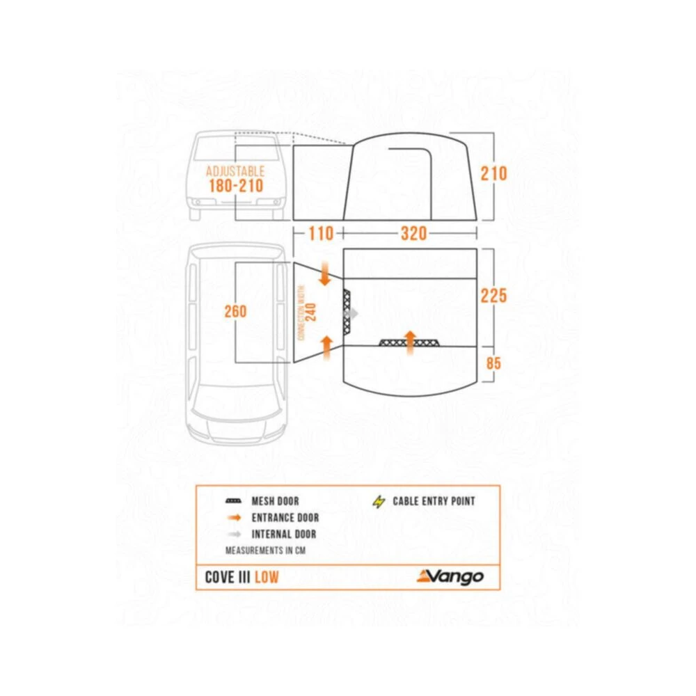Vango Cove III Low Poled Awning (2025) 6 Vango Cove III Low Poled Awning (2025) - Image 4