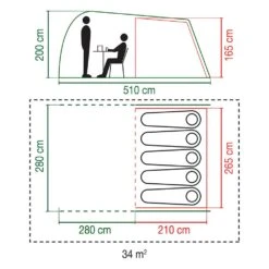 Coleman Waterfall 5 Tent -Vango Camping Shop fpn 2212434 waterfall 5