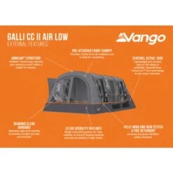 Vango Galli CC II Air Low Awning -Vango Camping Shop galli cc ii air low infographic external lr