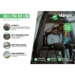 Vango Airbeam Vango Galli Pro Air Low Awning -Vango Camping Shop galli pro air low2 1 1