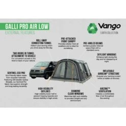 Vango Airbeam Vango Galli Pro Air Low Awning -Vango Camping Shop galli pro air low 1 1