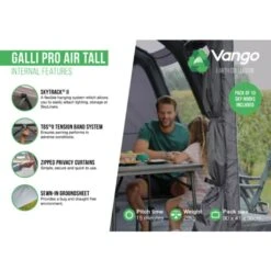 Vango Airbeam Vango Galli Pro Air Tall Awning -Vango Camping Shop galli pro air tall2 1