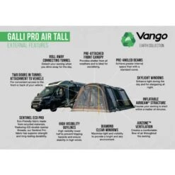 Vango Airbeam Vango Galli Pro Air Tall Awning -Vango Camping Shop galli pro air tall 1