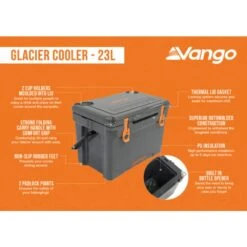 Vango Glacier 23L Cool Box -Vango Camping Shop glacier cooler 23l lowres