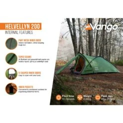 Vango Helvellyn 200 Tent (2025) 24 Vango Helvellyn 200 Tent (2025) -Vango Camping Shop helvellyn 200 infographic2 lowres