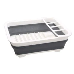 Quest Collapsible-Wares Dish Rack Drainer With Cutlery Holder -Vango Camping Shop k0201 2 fullsize