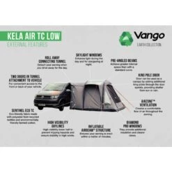 Vango Airbeam Vango Kela Air TC Low Awning -Vango Camping Shop kela air tc low 1 1