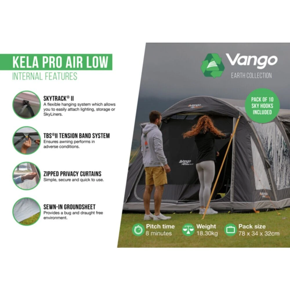 Vango Airbeam Vango Kela Pro Air Awning Low 16 Vango Airbeam Vango Kela Pro Air Awning Low - Image 14
