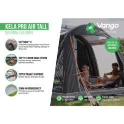 Vango Airbeam Vango Kela Pro Air Awning Tall -Vango Camping Shop kela pro air tall2 1