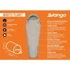Vango Mantis Planet Sleeping Bag 25 Vango Mantis Planet Sleeping Bag -Vango Camping Shop mantis planet infographic lowres