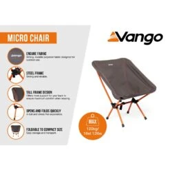 Vango Micro Chair (Excalibur) -Vango Camping Shop micro chair excalibur infographic lowres