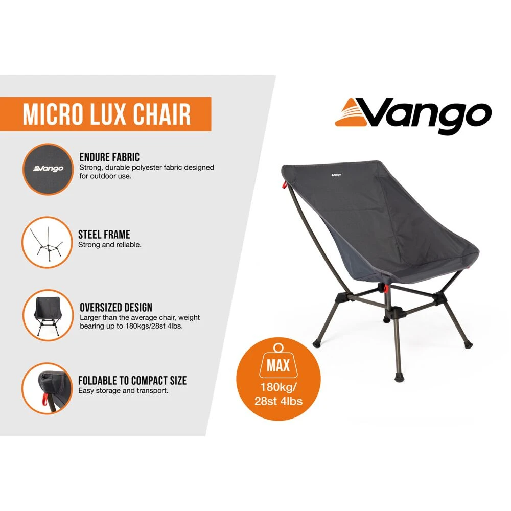 Vango Micro Lux Chair (Excalibur) 5 Vango Micro Lux Chair (Excalibur) - Image 3