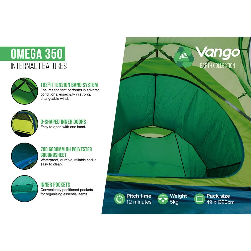 Vango Omega 350 Tent (2025) 10 Vango Omega 350 Tent (2025) - Image 8