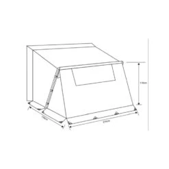 Outdoor Revolution Universal Annexe - Steel Pole (2023) 7 Outdoor Revolution Universal Annexe - Steel Pole (2023) -Vango Camping Shop orit405 3