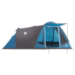 Coleman Waterfall 5 Tent -Vango Camping Shop pkn 2212434 frontal open closed