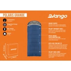Vango Polaris Grande Sleeping Bag -Vango Camping Shop polaris grande infographic lowres