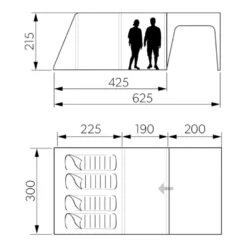 Dometic Santorini FTK 4x8 TC Tent 13 Dometic Santorini FTK 4x8 TC Tent -Vango Camping Shop santorini 4 8 5