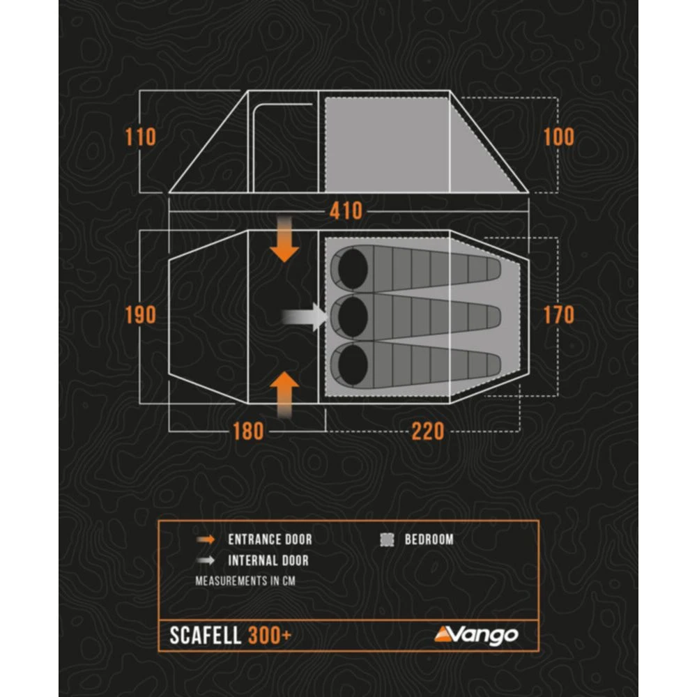 Vango Scafell 300+ Tent (2025) 9 Vango Scafell 300+ Tent (2025) - Image 7