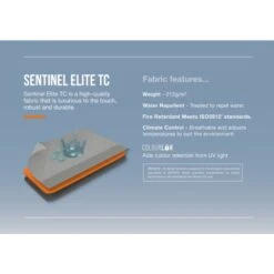 Vango Airbeam Vango Anantara IV TC 650xl Air Tent -Vango Camping Shop sentinel elite tc fabric infographic lowres 1