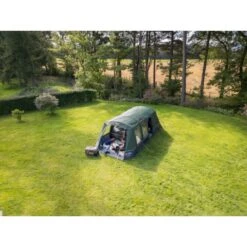Vango Airbeam Vango Sherwood Air 400XL Tent Package (incl Footprint) -Vango Camping Shop sherwood air 400xl lifestyle low 1