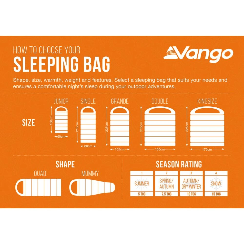 Vango Mantis Planet Sleeping Bag 8 Vango Mantis Planet Sleeping Bag - Image 6