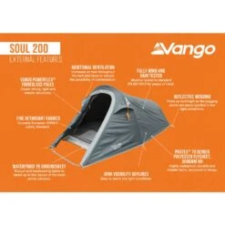 Vango Soul 200 Tent (2025) -Vango Camping Shop soul 200 infographic external lowres 2
