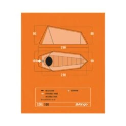 Vango Soul 100 Tent (2025) -Vango Camping Shop soul 100 floorplan low res small