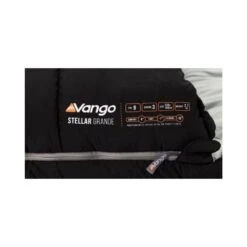 Vango Stellar Grande Sleeping Bag -Vango Camping Shop stellar grande black low res 4 small