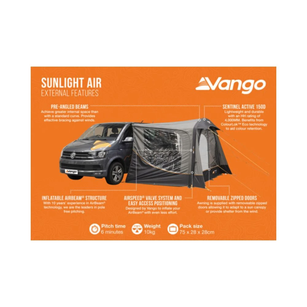 Vango Airbeam Vango Sunlight Air Low Awning (2025) 12 Vango Airbeam Vango Sunlight Air Low Awning (2025) - Image 10