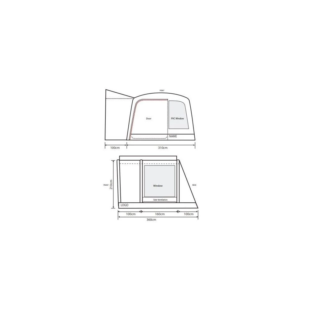 Outdoor Revolution Cayman Air T3 Lite Low With Footprint (2025) 4 Outdoor Revolution Cayman Air T3 Lite Low With Footprint (2025) - Image 2