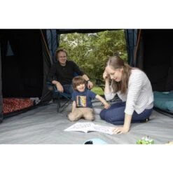 Vango Airbeam Vango Tacoma 400 Poled Tent Package (incl Footprint) -Vango Camping Shop tacoma 400 lifestyle low 1