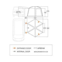 Vango Airbeam Vango Hexaway Pro Air Low Awning 18 Vango Airbeam Vango Hexaway Pro Air Low Awning -Vango Camping Shop vango 2020 awnings floorplan airhub hexaway low small
