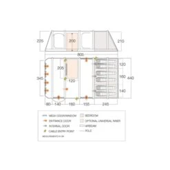 Vango Airbeam Vango Anantara IV TC 650xl Air Tent -Vango Camping Shop vango 2021 airbeam si pro floorplan anantara iii air tc 650xl 1