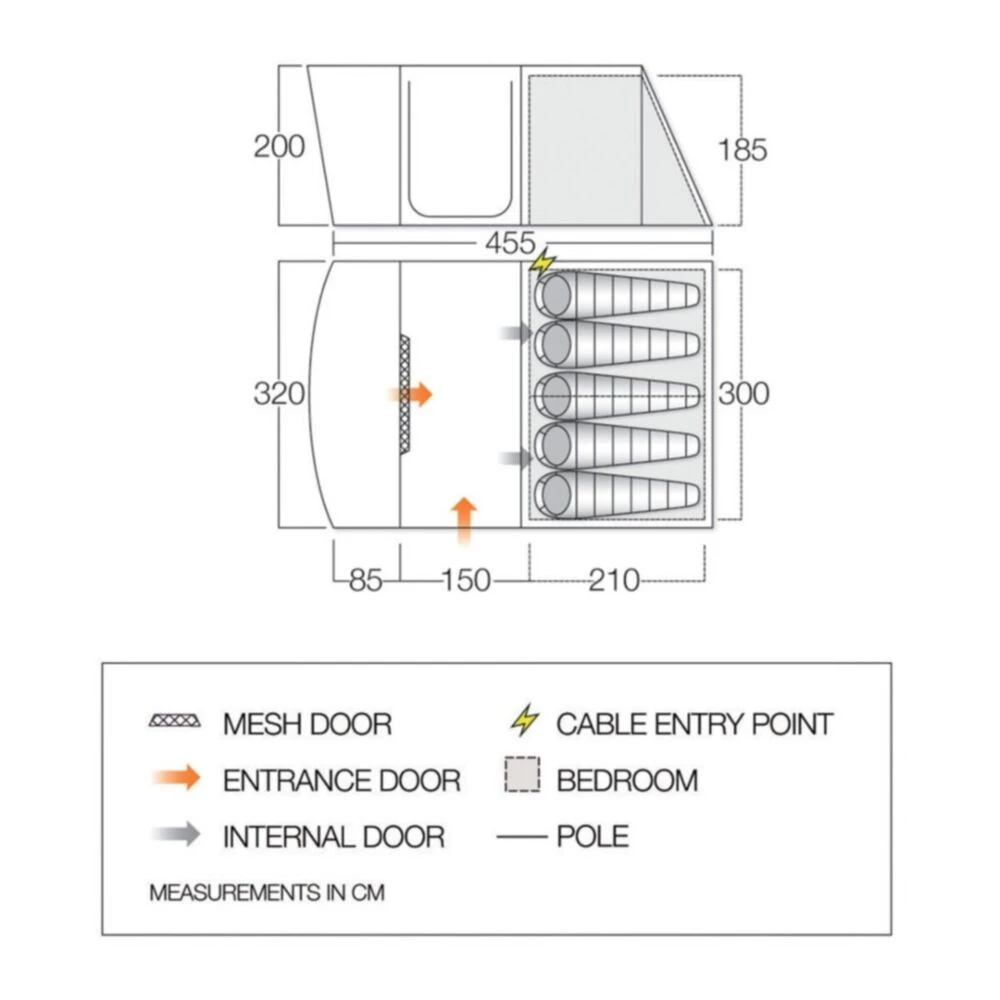 Vango Whitby 500 Tent 4 Vango Whitby 500 Tent - Image 2