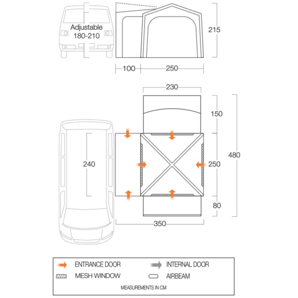 Vango Versos Air Low Awning 9 Vango Versos Air Low Awning - Image 7