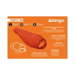 Vango Zenith 200 Sleeping Bag 12 Vango Zenith 200 Sleeping Bag -Vango Camping Shop zenith 200 infographic small